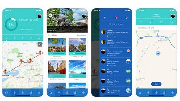 walking tour map app